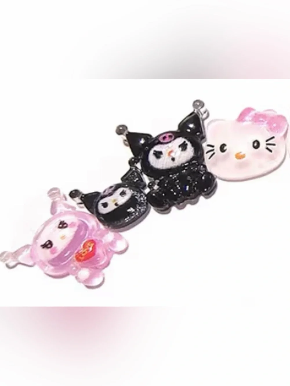 🎀 Kawaii Kitty 3D Resin Nail Charms – Assorted Nail Art Decorations (Sealed Bag)